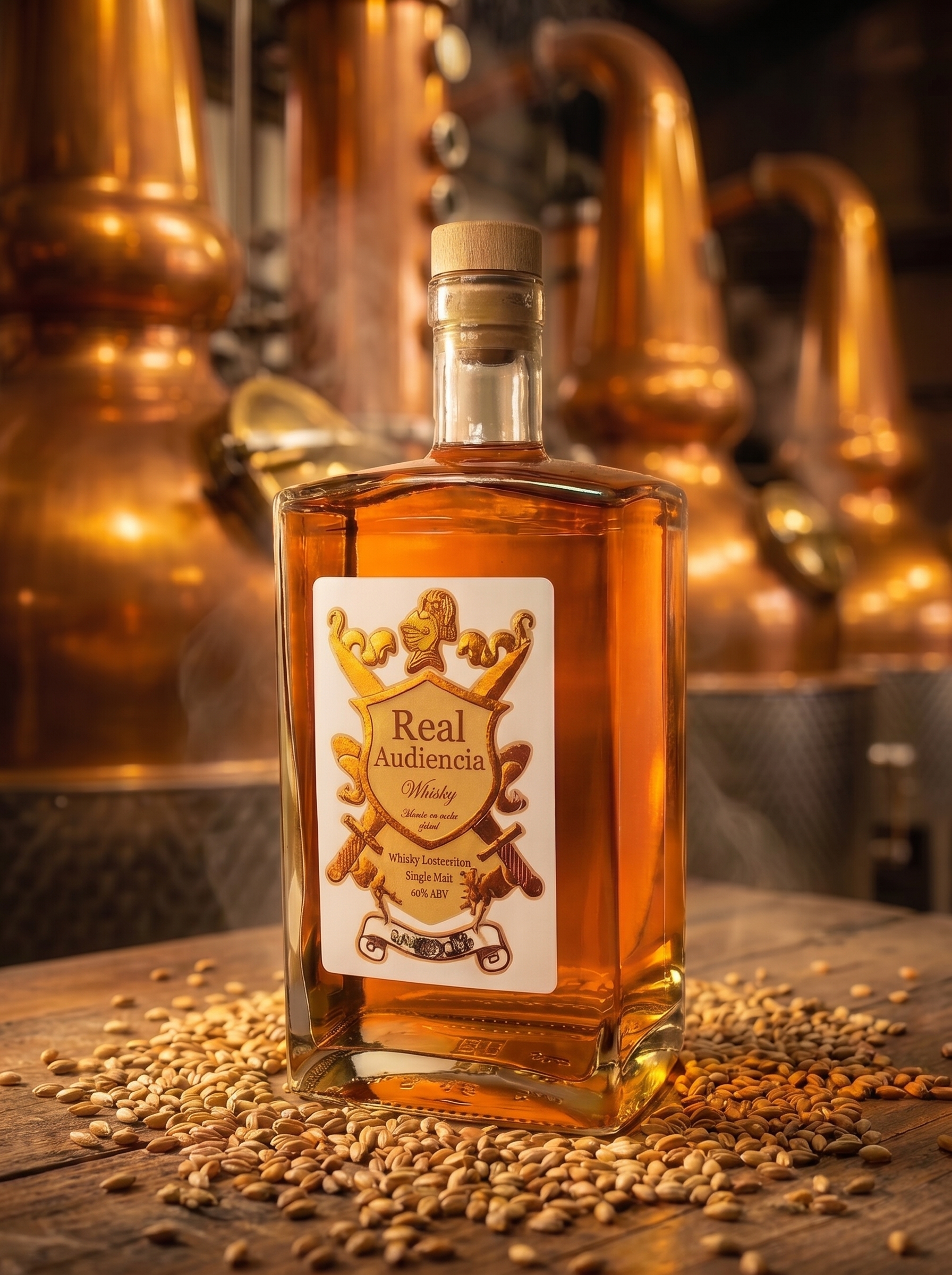 Vitrina de Whisky Real Audiencia - Licor artesanal de altura
