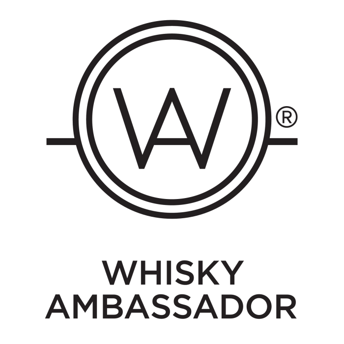 Logo oficial de Whisky Ambassador que avala a Estancos Distilling Company